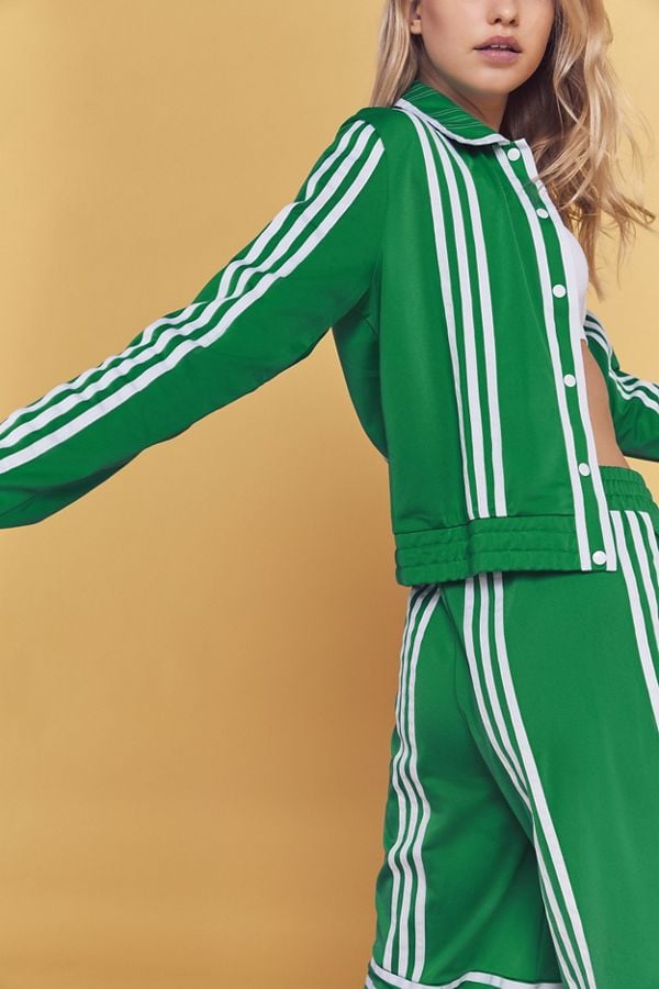 Adidas Originals By Ji Won Choi 3-Stripe Snap Button Track Jacket