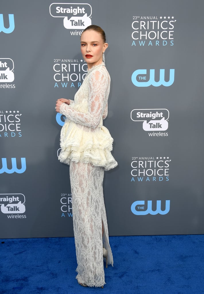Kate Bosworth's White Dress at Critics' Choice Awards 2018