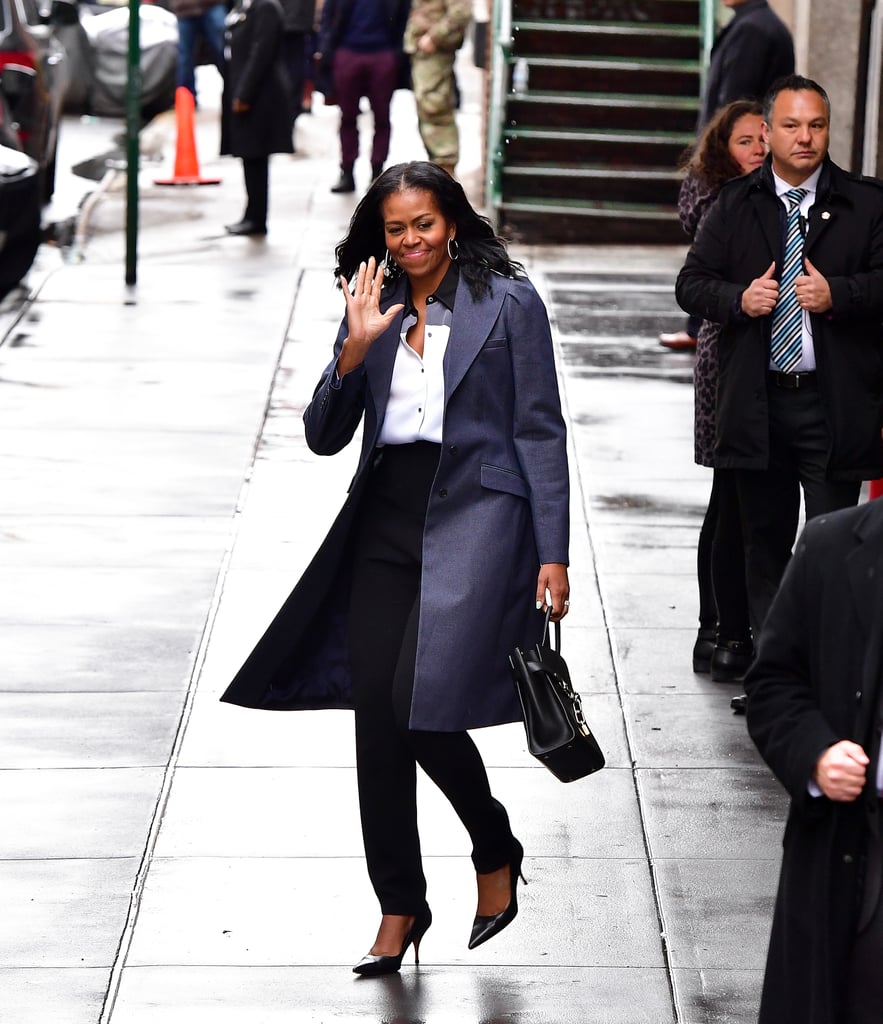 Michelle Obama's Alexander Wang Bag in New York March 2017
