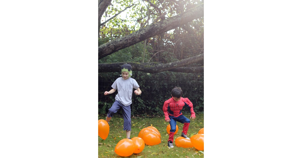 Pumpkin Patch Stomp Creative DIY Kids Halloween Party Games