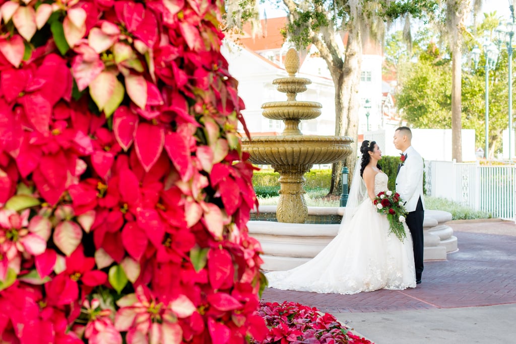 This Couple Had A Holiday Wedding At Walt Disney World Popsugar Love And Sex Photo 16 