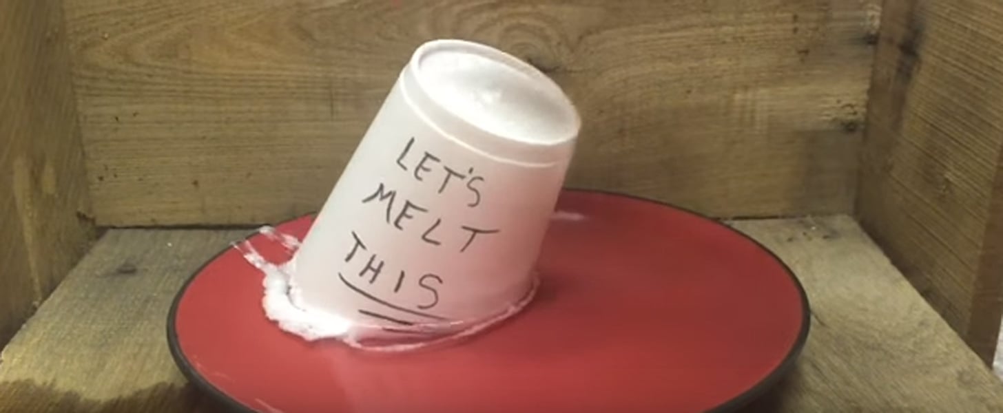 Melting Styrofoam With Acetone Video POPSUGAR Beauty