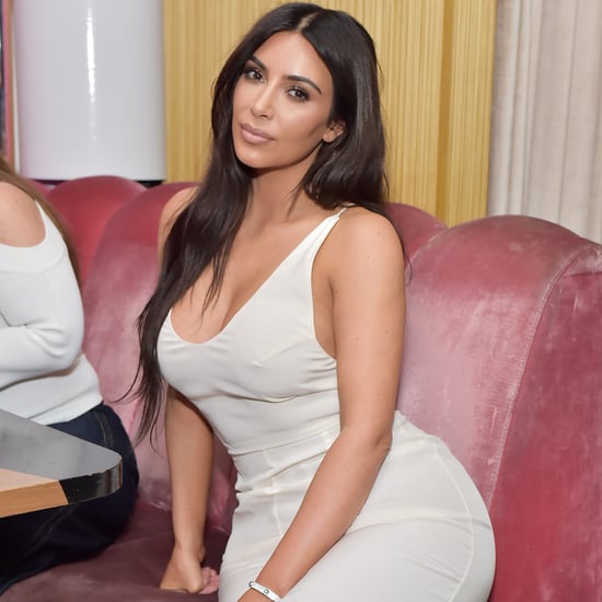 Kim Kardashian White Dress at Lorraine Schwartz Event 2018