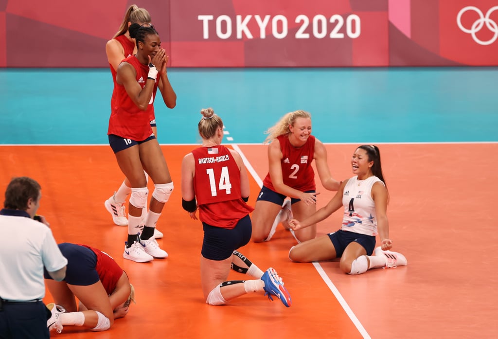 The US Women's Volleyball Team Wins Their First Olympic Gold POPSUGAR Fitness Photo 4