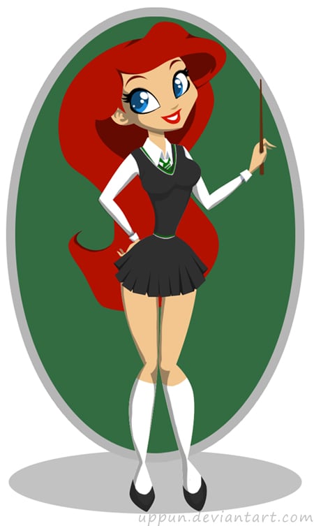 Ariel As Slytherin Disney Harry Potter Fan Art Popsugar Love And Sex 