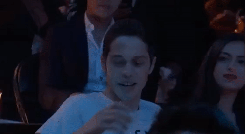 Pete Davidson Sipping His Drink Like, "K"