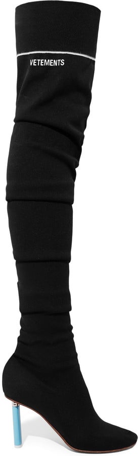 Vetements Sock Jersey Over-the-Knee Boots ($1,775)