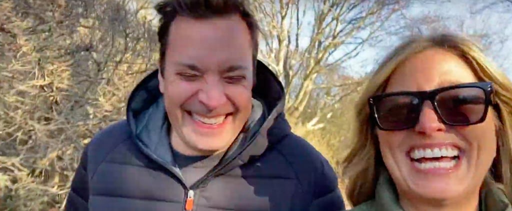 Jimmy Fallon Had a Very Special Guest on The Tonight Show: At Home — His Wife, Nancy!