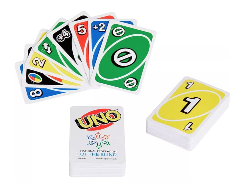 Uno Official Braille Card Deck at Target, Photos