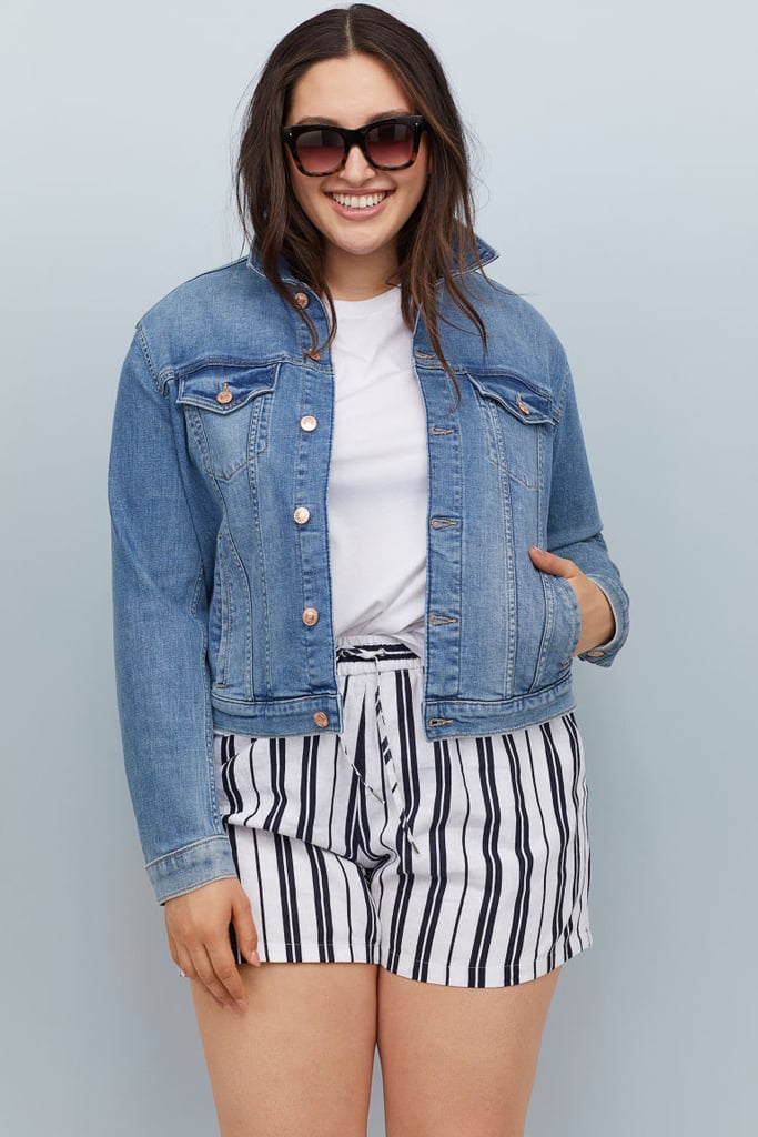 plus size denim jacket uk