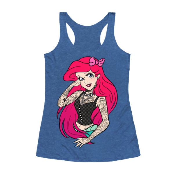 Ariel Punk Princess Mermaid Tank