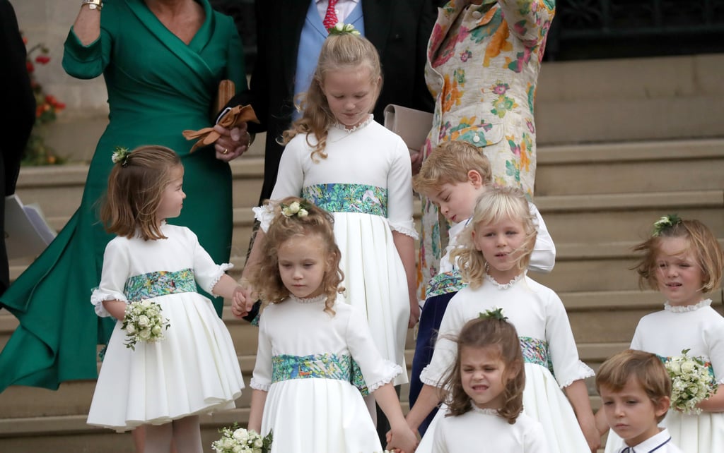 George and Charlotte at Eugenie's Wedding Pictures