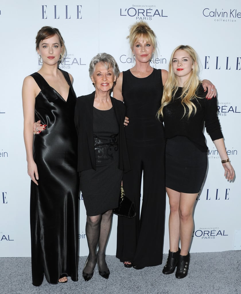 Dakota Johnson and Melanie Griffith Elle Women in Hollywood