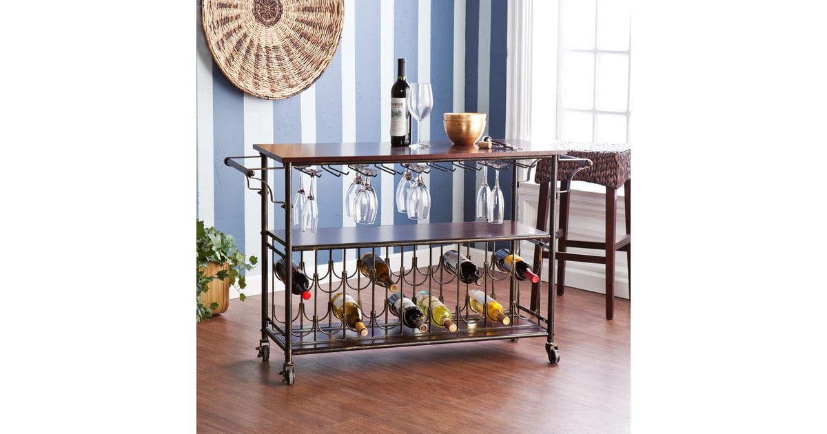 Southern Enterprises Randall Brass Wood Bar Cart You Ll Never Ever Guess Where These 10 Cool Bar Carts Are From Starting At Just 55 Popsugar Home Photo 10 Kostenlose lieferung fuer viele artikel! popsugar