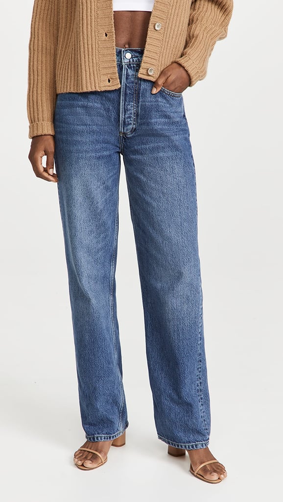 Classic Straight Leg Jeans: Boyish Ziggy High Rise Carpenter Jeans