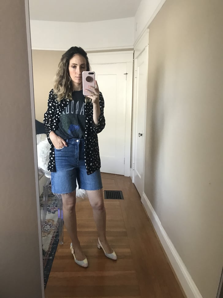 Relaxed Cut-Off Jean Shorts 