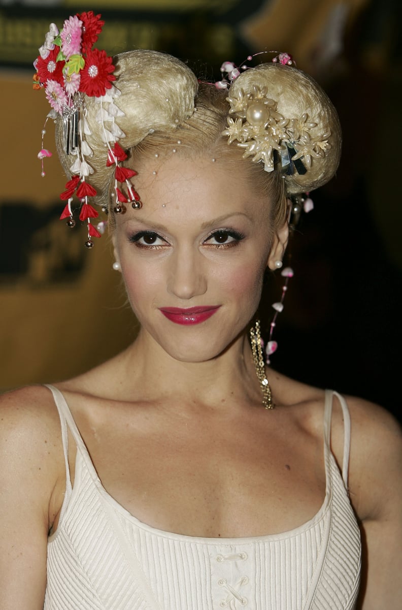 Gwen Stefani's Cherry Blossom Hair at the 2004 MTV Europe Music Awards