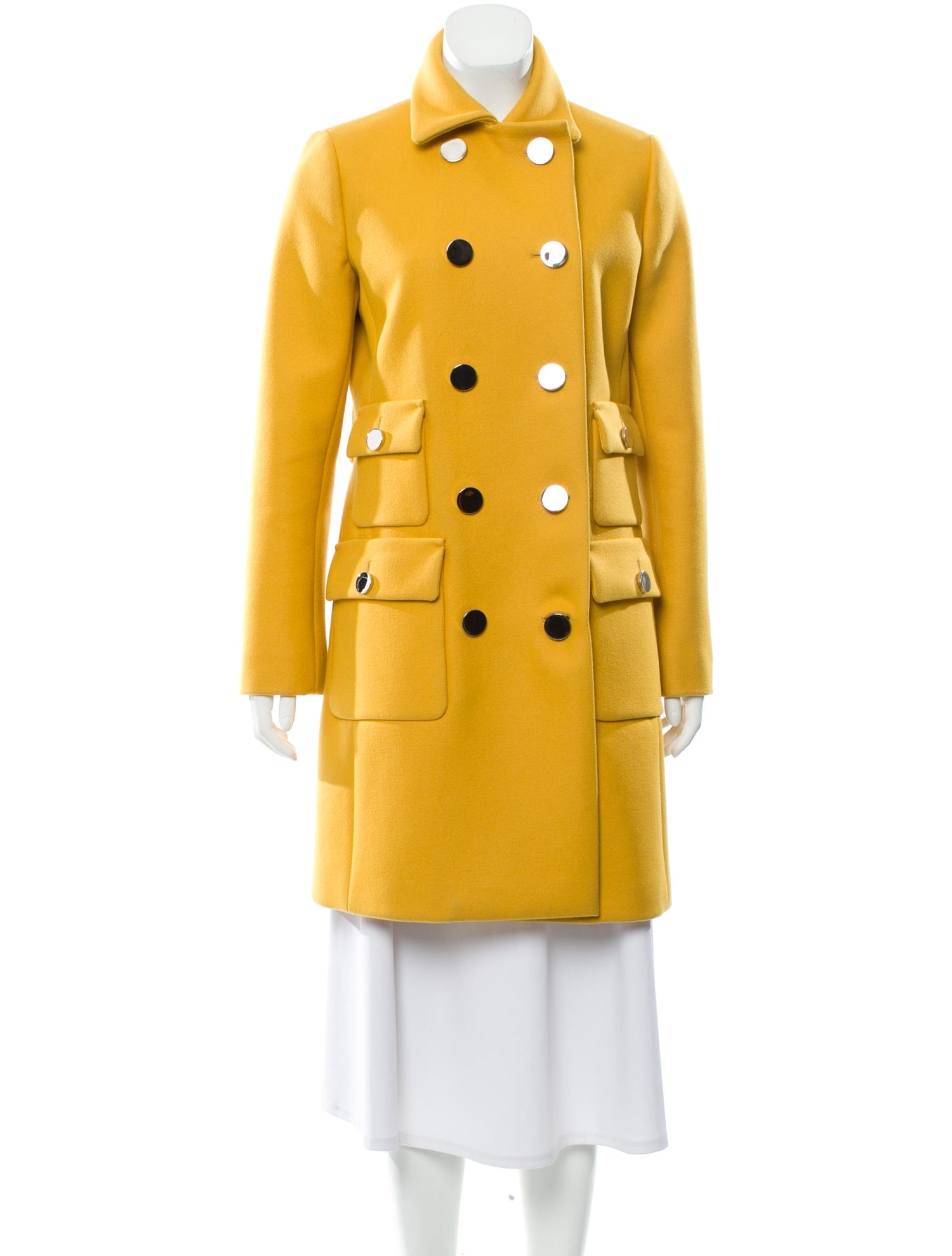gucci yellow coat