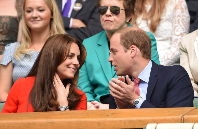 Kate and Will at Wimbledon 2015