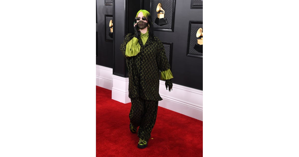 Billie Eilish's Gucci Outfit at the 2020 Grammys | POPSUGAR Fashion Photo 5