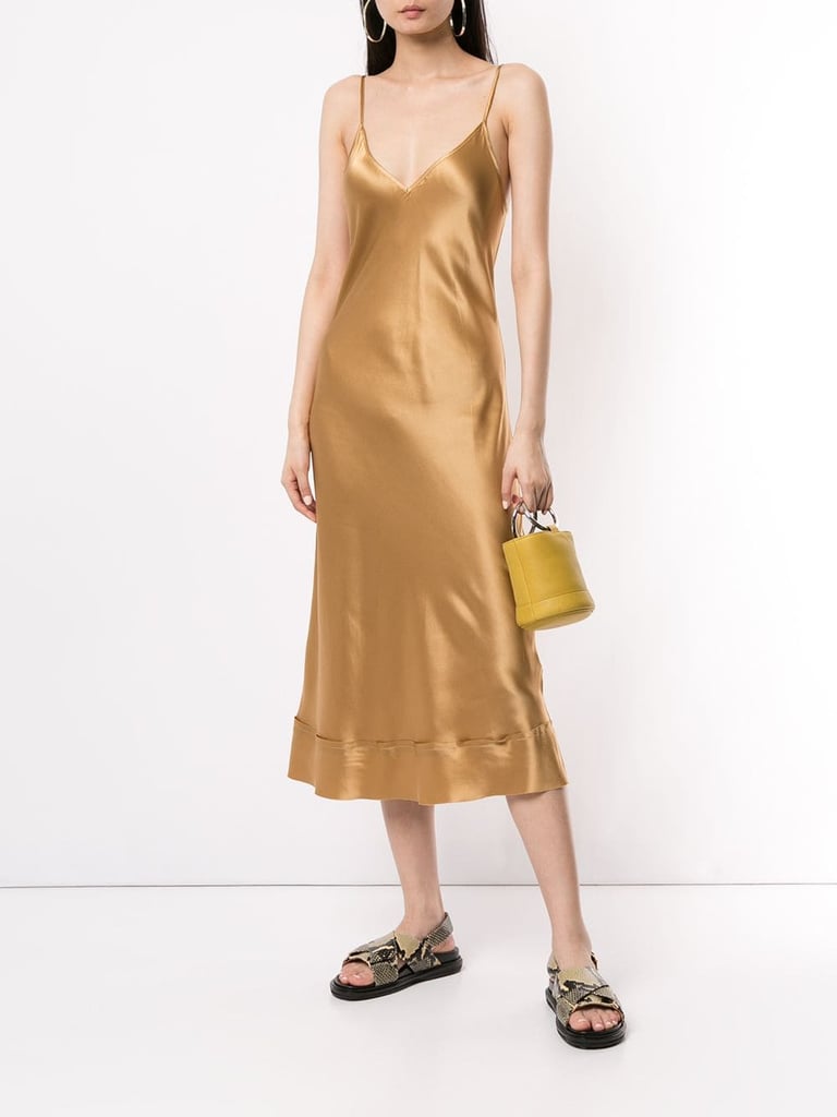 Lee Mathews V-Neck Slip Dress