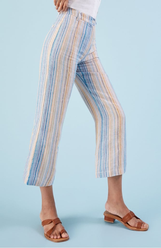 reformation striped pants