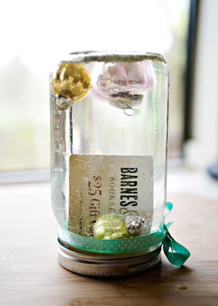 Snow Globe Gift Card Holder