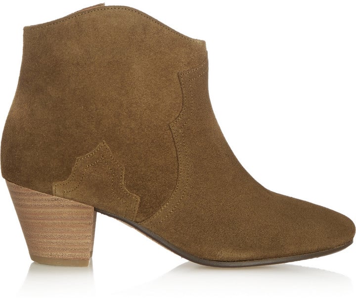 Etoile Isabel Marant The Dicker Suede Ankle Boots ($635)