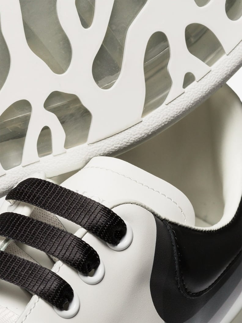 Alexander McQueen White 3D Oversized Sneakers