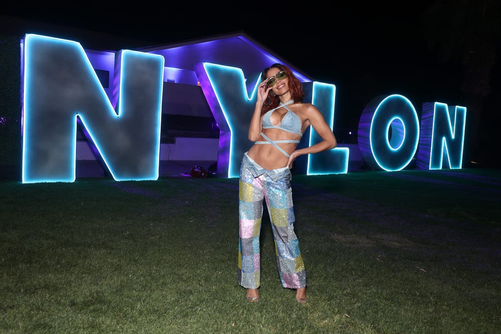Anitta at the Nylon House at Coachella 2023