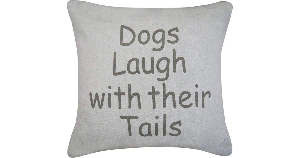 Dogs Laugh Feather Decorative Pillow (60) Gifts For DogLovers