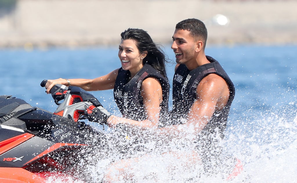 Kourtney Kardashian and Younes Bendjima in Cannes May 2017