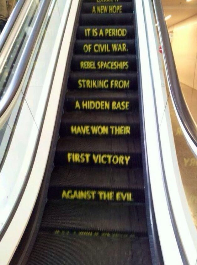 This Star Wars Escalator