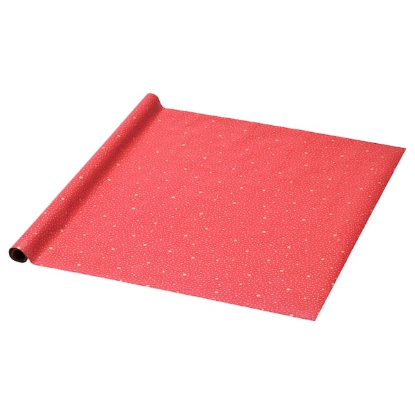 Vinter 2019 Red Dotted Gift Wrap Roll