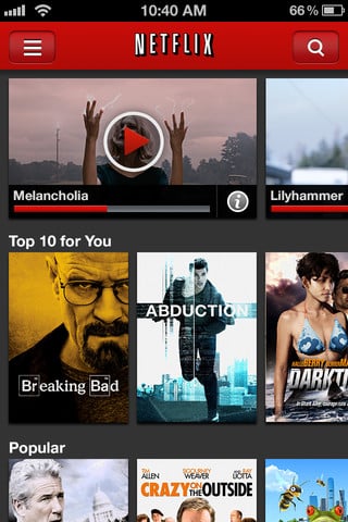 You can watch a movie while you wait at the airport — or anywhere, really.