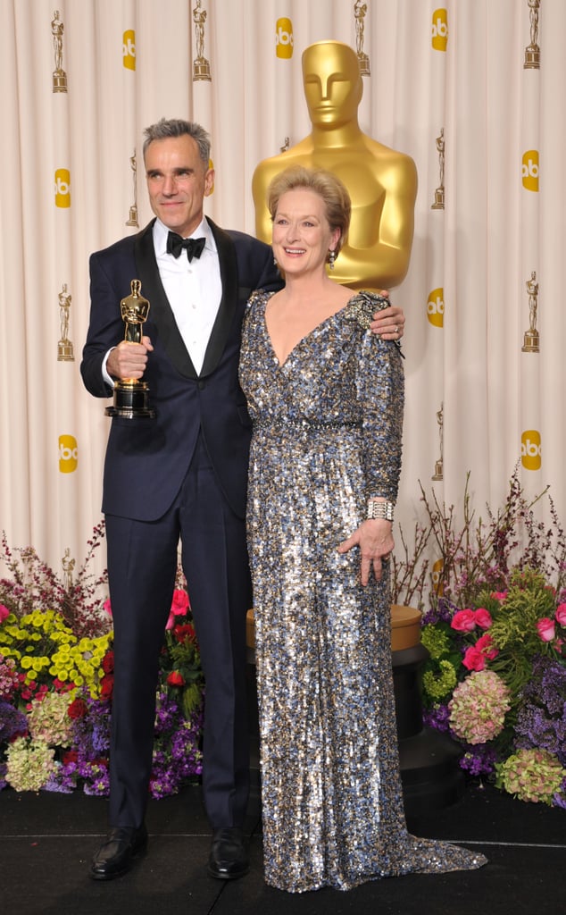 Meryl wore a custom Lanvin gown by Alber Elbaz to the 2013 Oscars.
