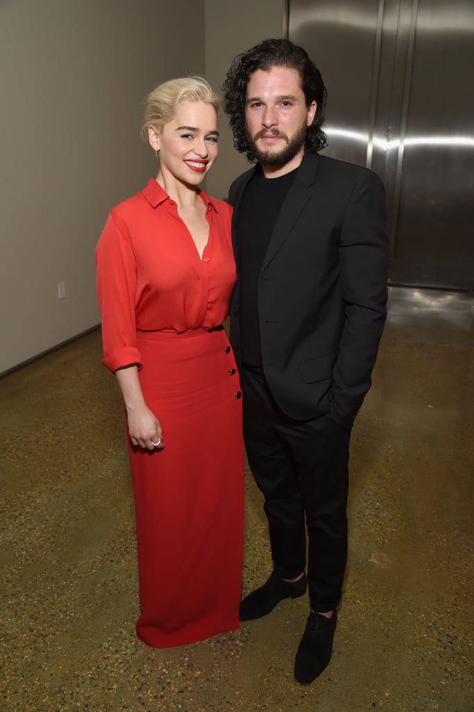 Kit Harington and Emilia Clarke at Haiti Rising Gala 2018