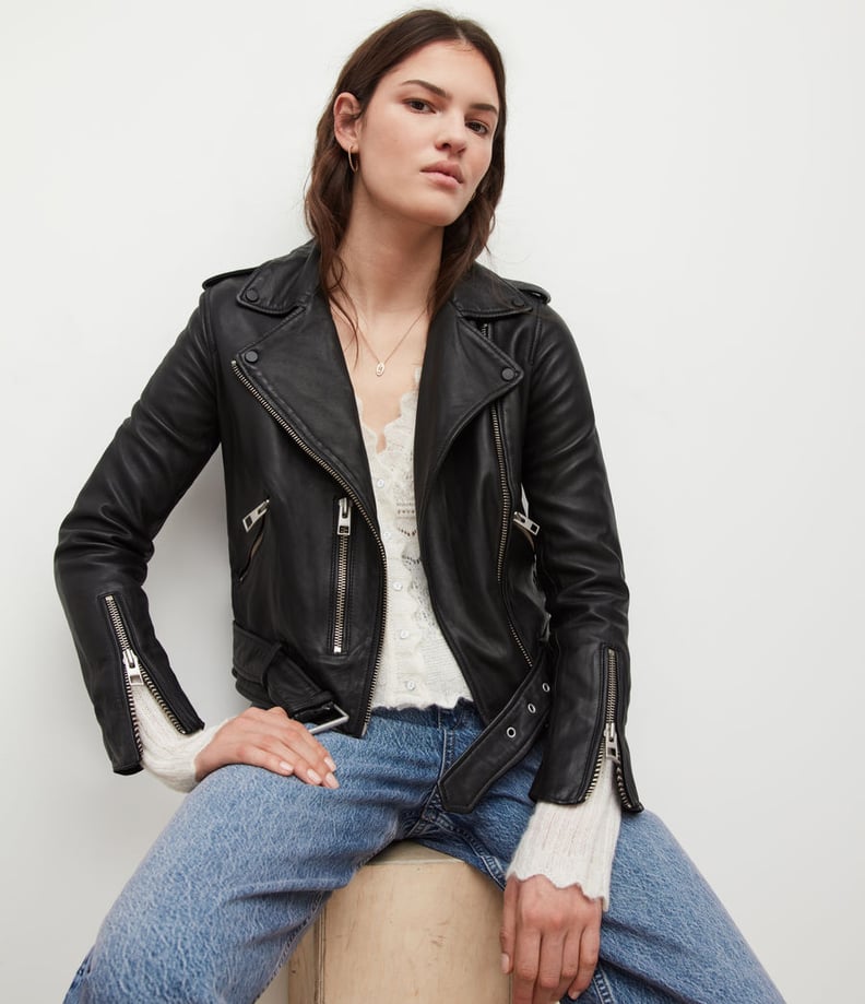 AllSaints Balfern Leather Biker Jacket