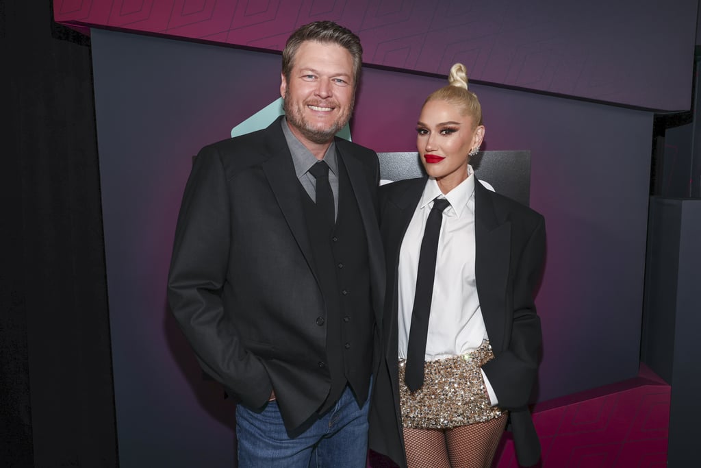 Gwen Stefani's Fuzzy Boots and Miniskirt at the CMT Awards