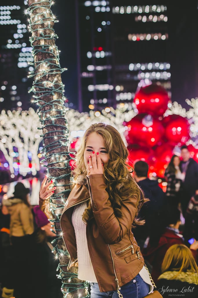 Christmas Engagement Photos in New York