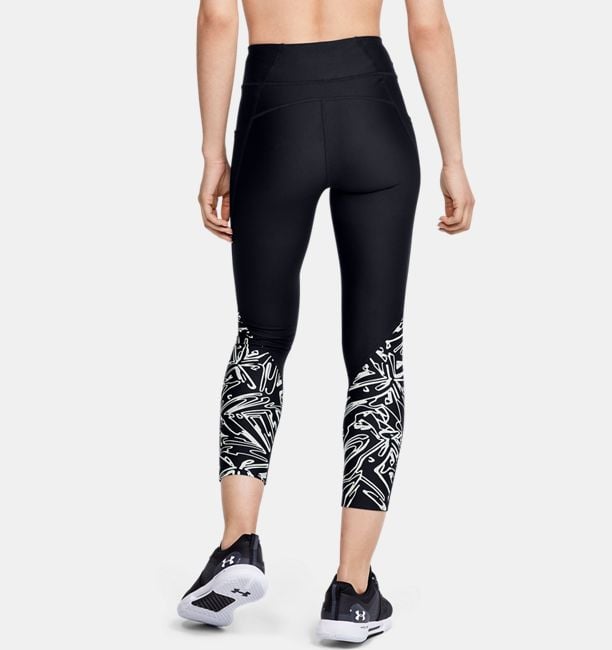 HeatGear® Armour Printed Ankle Crop | Fitness Gear For ...