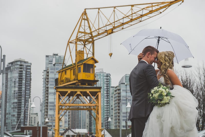 Rainy Wedding in Vancouver