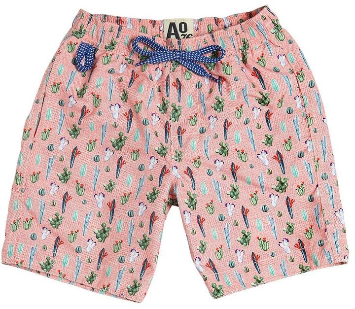 American Outfitters Cactus-Printed Swim Shorts