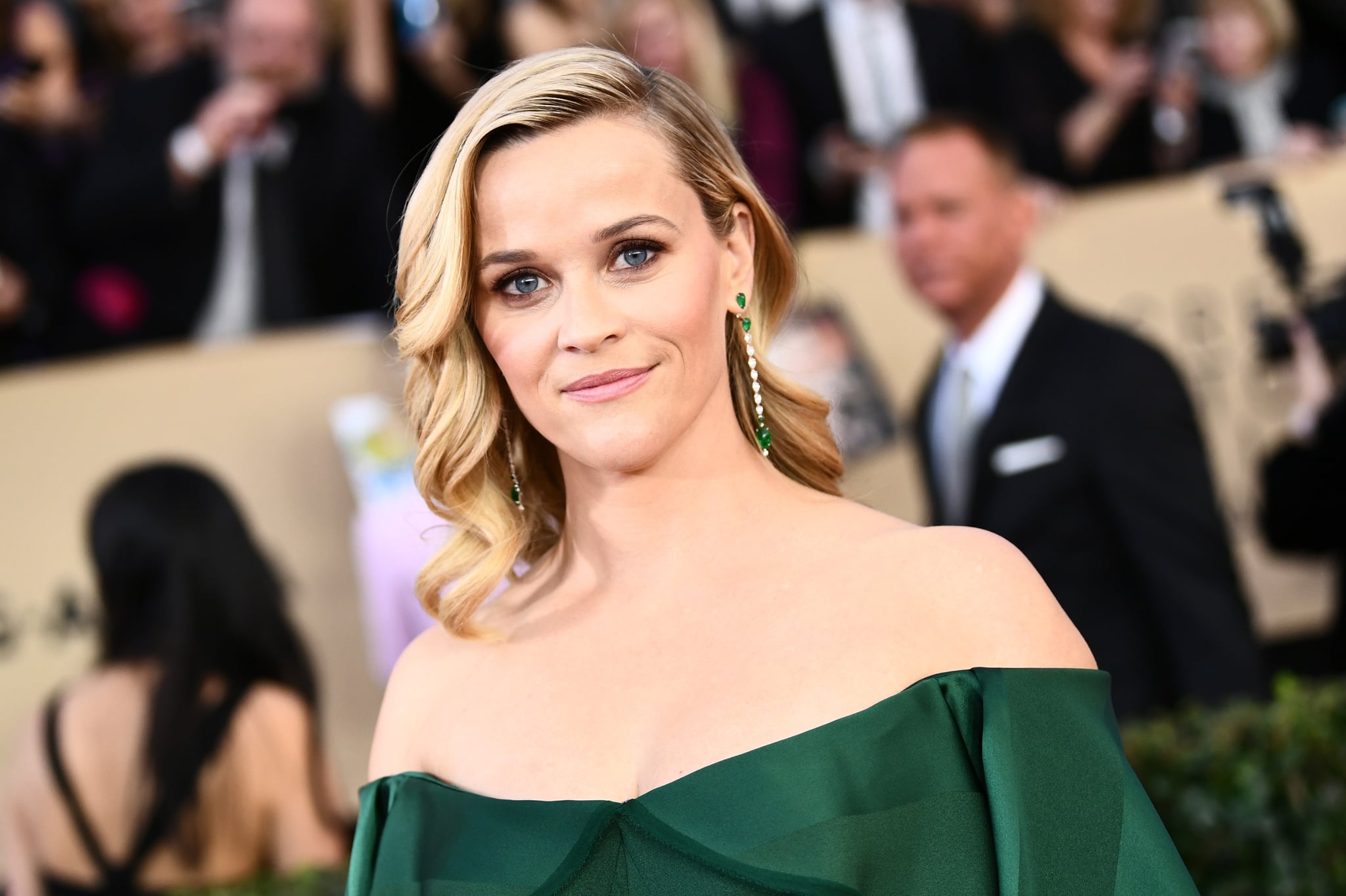 LOS ANGELES, CA - JANUARY 21:  Actor Reese Witherspoon attends the 24th Annual Screen Actors Guild Awards at The Shrine Auditorium on January 21, 2018 in Los Angeles, California. 27522_011  (Photo by Emma McIntyre/Getty Images for Turner)