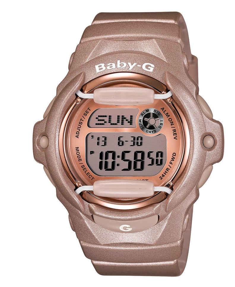 Baby-G Digital Beige Resin Strap Watch