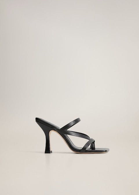 Mango Leather Strap Sandals | Spring 2020 Shoe Trends | POPSUGAR ...