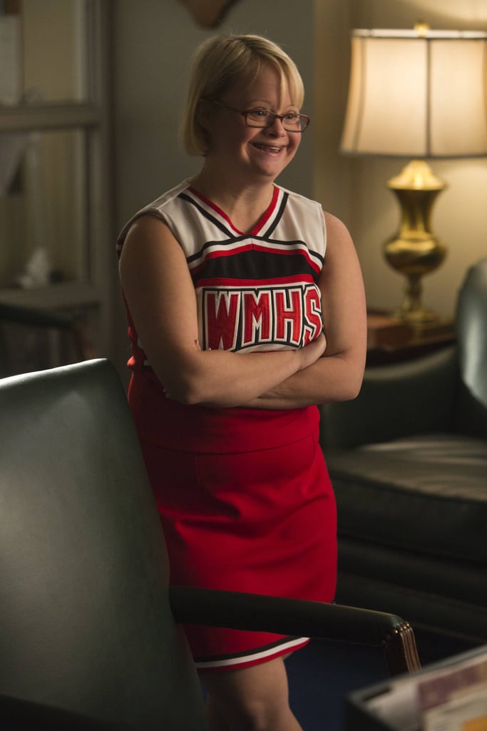 Becky (Lauren Potter) on Glee's 100th episode.