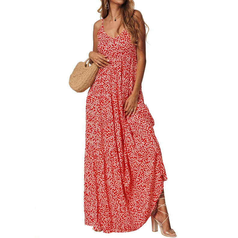 Floral Print Maxi Dress