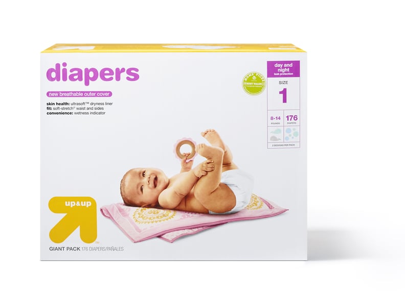 Diapers in a Range of Sizes