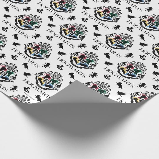 Harry Potter School Crest Wrapping Paper